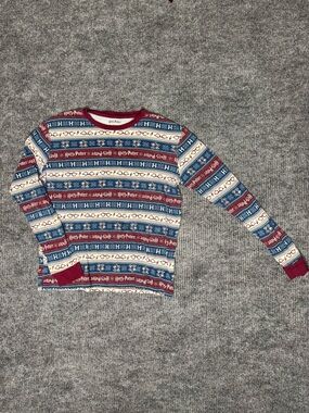 Harry Potter Women's Shirt Blouse Medium Long Sleeve Top Stripes